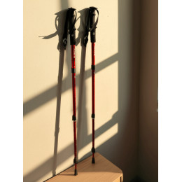 Палка, ручка пвх, для скандинавской ходьбы, 80-135 см