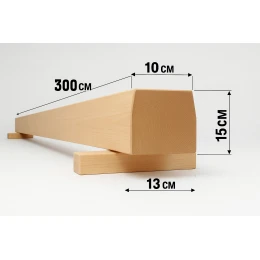 Бревно 3м напольное гимнастическое