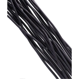 Скакалка резиновая с деревянной ручкой, цвет в асс, 2,80м 