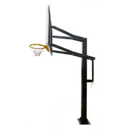 Баскетбольная стационарная стойка ING72G 180*105см