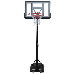 Баскетбольная мобильная стойка STAND44PVC1 110*75см