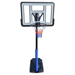 Баскетбольная мобильная стойка STAND44PVC1 110*75см