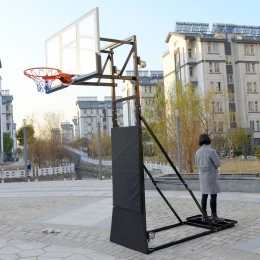 Баскетбольная мобильная стойка STAND56Z 145х82см