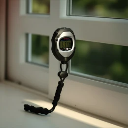 Электронный секундомер, серебристый, 6-разрядный XL-018