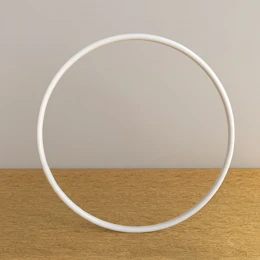 Обруч гимнастический 80см белый