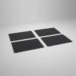 Мат-пазл черный