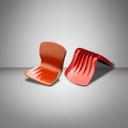 Сидение пластиковое 4 крепления (цвет на выбор)