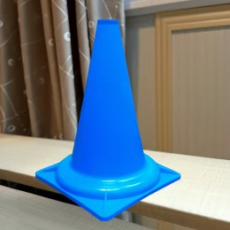 Конус пластиковый синий, 32 см