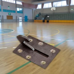 Крепление для гимнастических снарядов к полу Лягушка